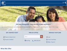 Tablet Screenshot of beaconimmigration.com